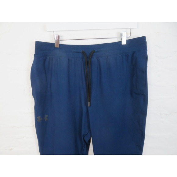 Under Armour Sportstyle Sweatpants Mens XL Jogger Woven Blue Athletic Running - Picture 2 of 12